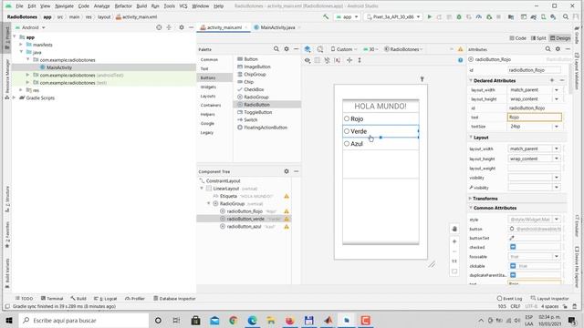 RadioButtons en Android Studio смотреть онлайн