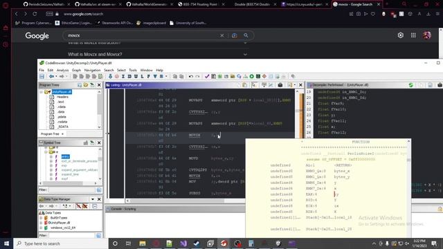 Reverse Engineering Unity PerlinNoise (UnityPlayer.dll)