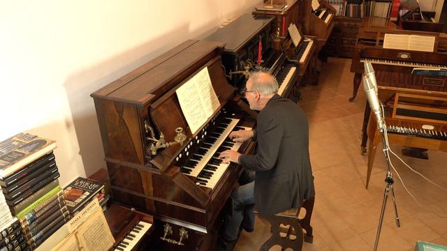 Claudio Brizi plays Sinfonia 7 in e BWV 793 by J. S. Bach - Orgue à Célesta Mustel (Paris, 1898) смотреть онлайн