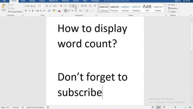 How To Display Word Count in Word смотреть онлайн