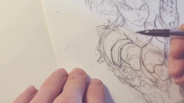 Drawing Edward Elric NEW Streampunk Redesign! Anime Manga Sketch смотреть онлайн