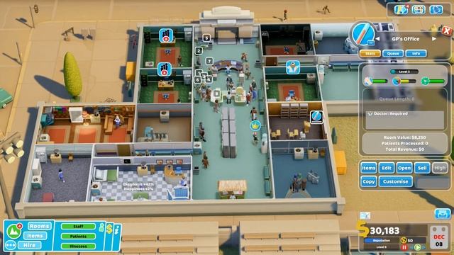 Two Point Hospital - Close Encounters - MONEY ISSUES - Ep 3 смотреть онлайн