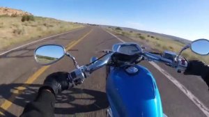 GoPro, Honda Fury ride home. VT1300CX