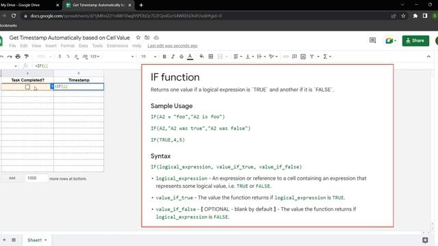 Timestamps in Google sheets | How to static timestamp | constant timestamp in google sheets #fms смотреть онлайн