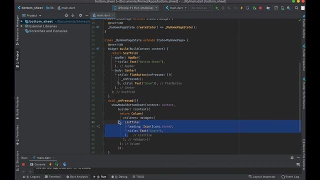 Model Bottom Sheet Flutter (Arabic) смотреть онлайн