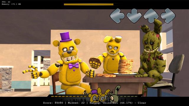 fnf vs Fnaf 3 смотреть онлайн