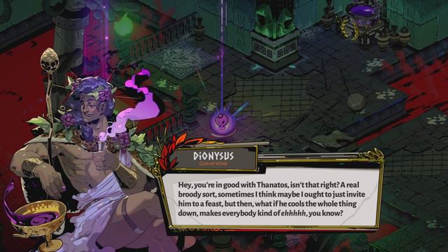 Dionysus heard Zagreus is in good with Thanatos - Hades смотреть онлайн