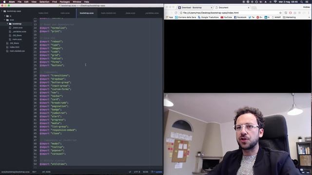 Super CSS con SASS #04 - Utilizzare Sass con Bootstrap смотреть онлайн