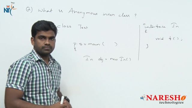What is Anonymous inner class? | Core Java Interview Questions | Naresh IT смотреть онлайн