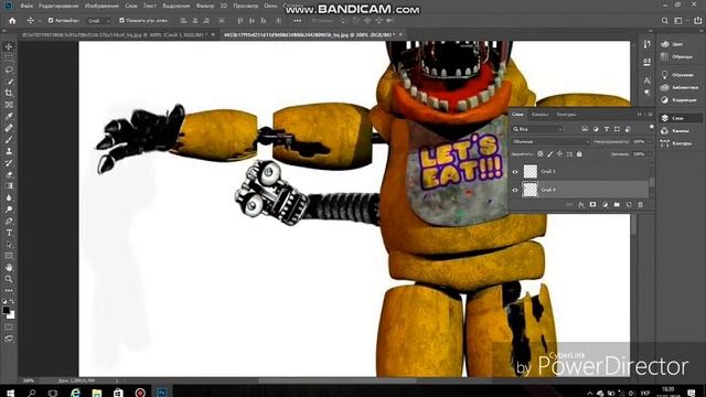 (фотошоп) Фнаф олд чика