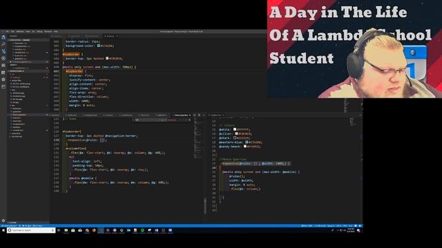 How to create a media query using a Less preprocessor mix-in смотреть онлайн