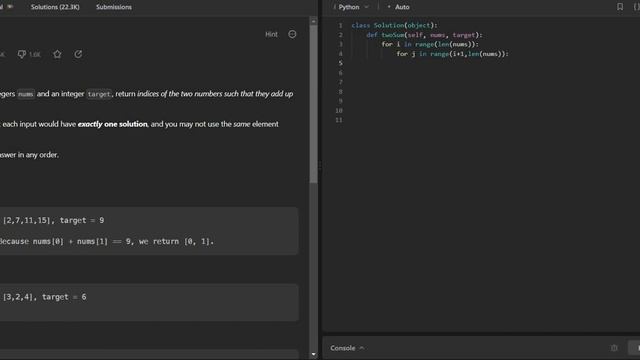 Leetcode: Problem 1 Two Sum in Hindi In Python смотреть онлайн