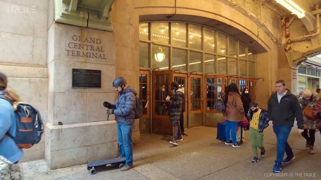 NEW YORK CITY TRAVEL - WALKING TOUR(14), 7th Ave, Central Park, Bryant, 42nd St, Times Square [Full смотреть онлайн