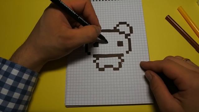 Рисуем по клеточкам - МИШКУ ! смотреть онлайн