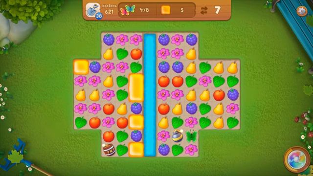 GardenScapes Level 621 Walkthrough смотреть онлайн