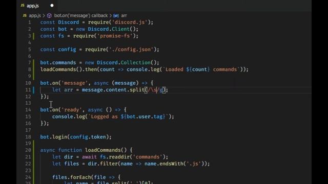 Создание Discord ботов используя Discord.JS | Часть #2 смотреть онлайн