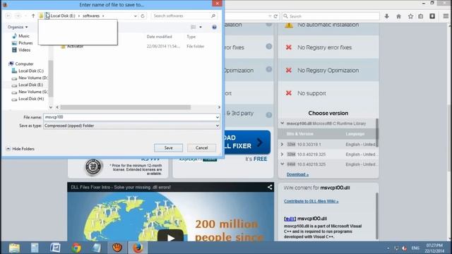 msvcp100 dll missing Windows 8 and Windows 8.1 Error Fix No Sofware Needed! смотреть онлайн