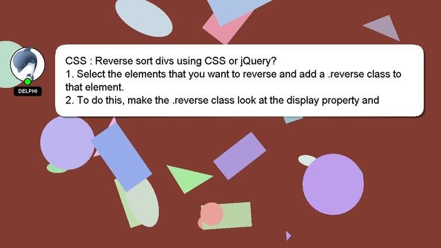 CSS : Reverse sort divs using CSS or jQuery? смотреть онлайн