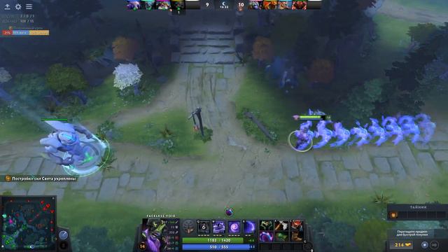 ДОТА 2, НО Войд Бессмертный! Таланты X10/ Talents x10 (7.23c) смотреть онлайн