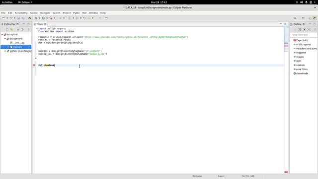 How to scrape XML feeds with Python смотреть онлайн