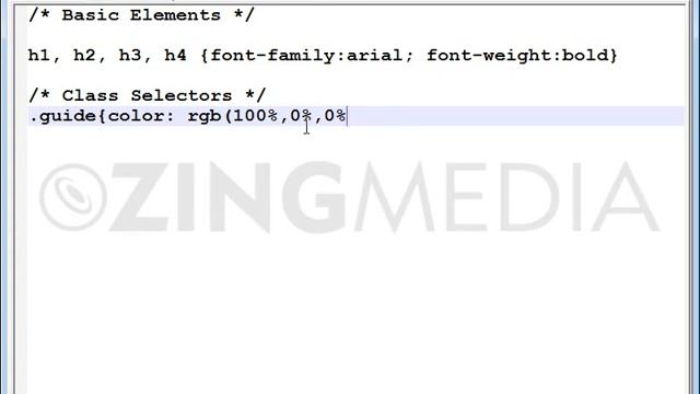 CSS Introduction: CSS colour (color) RGB Values смотреть онлайн