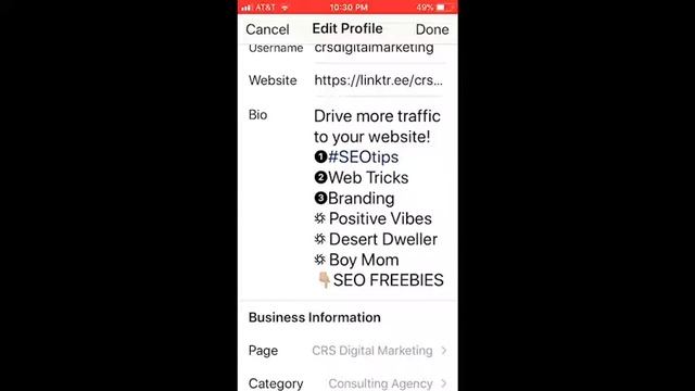 INSTAGRAM SEO TIPS - Creating A GREAT INSTAGRAM BIO