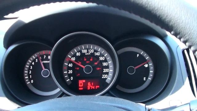 Teste 0-100 km/h - Cerato mod 2010 смотреть онлайн