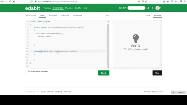 Edabit Medium C# Programming Challenges #5: Find the Character's Counterpart Char Code смотреть онлайн