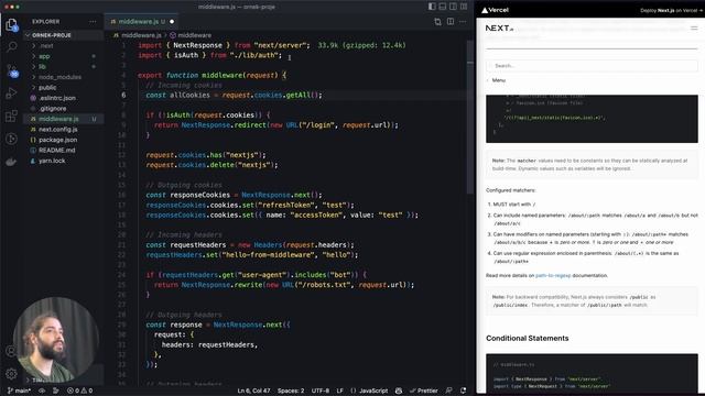 #52 - İleri Seviye: Middleware - Auth Guard/Route Protection - Sıfırdan İleri Seviye Next.js v13 смотреть онлайн