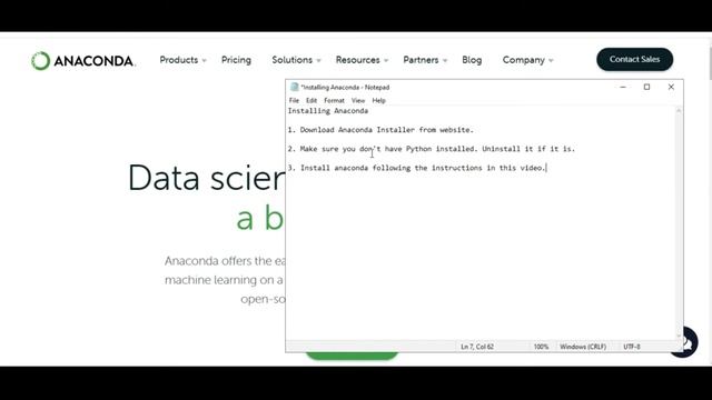 Easily Install Anaconda & Jupyter Notebook تثبيت أناكوندا وجوبيتر نوتبوك بدون مشاكل смотреть онлайн