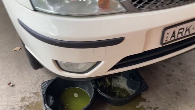 Ford Focus Mk1 1.8, rear sway bar rubber, thermostat housing, gearbox fluid change, gear linkage fi смотреть онлайн