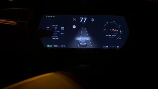 Tesla S P85+ range test , +6 degree смотреть онлайн