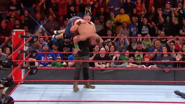 Braun Strowman  Powerslams To John Cena