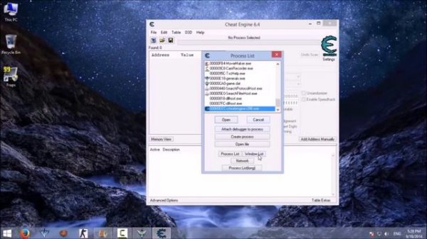 Generals Zero Hour to Cheat Engine 6.4