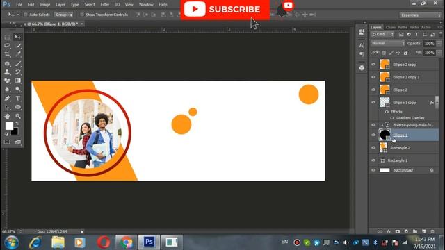 How to create Web banner in Adobe Photoshop | How to design Web banner | Web banner смотреть онлайн