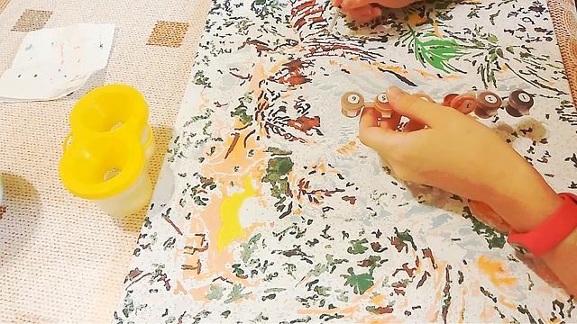 Рисование картины по номерам с восстановленными акриловыми красками смотреть онлайн