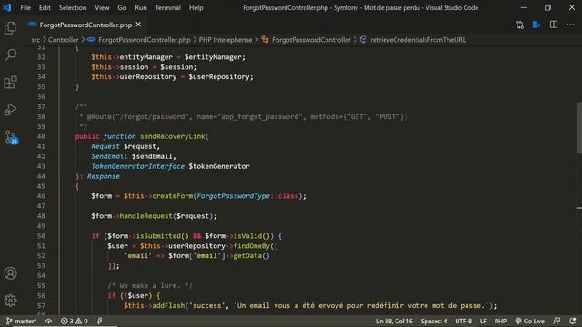 #18 Symfony 5 - Mot de passe perdu смотреть онлайн