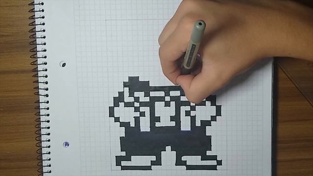 Sans (Undertale)-Pixel Art смотреть онлайн