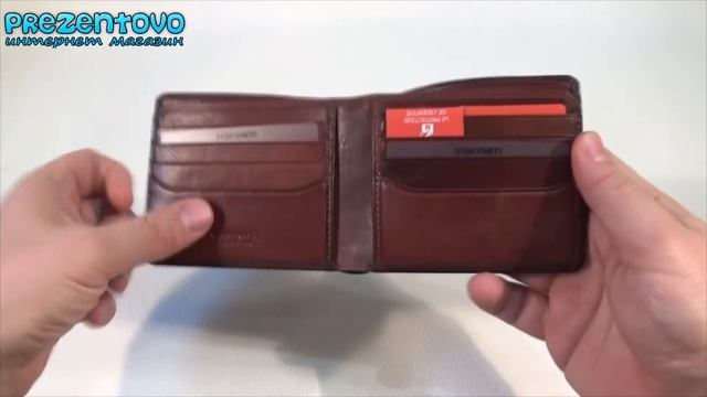 Кошелек мужской Visconti AT-58 B-TAN смотреть онлайн