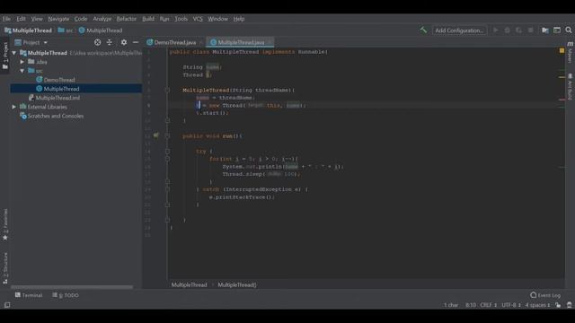 Java Multi threading Tutorial 3 (Multiple Threads) смотреть онлайн