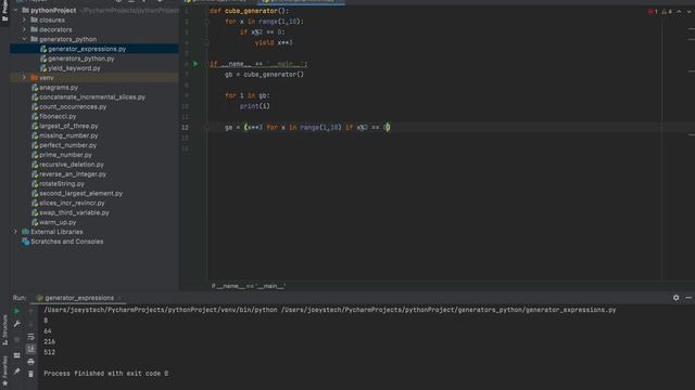 Python generator expressions explained step by step #python #tutorial смотреть онлайн