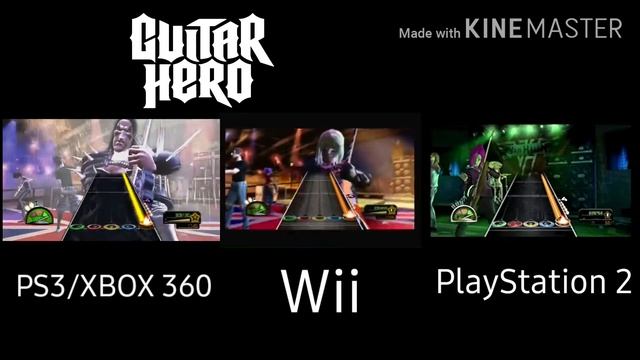 Guitar Hero Van Halen PS2 Vs. PS3/XBOX 360 Vs. Nintendo Wii смотреть онлайн