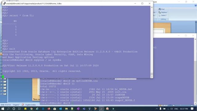 DEMO-1: Performing Cold Backup and Recovery || Oracle Database Backup and Recovery scenarios смотреть онлайн
