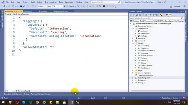 Build Completed Ecommerce with ASP.NET Core Razor Pages - Part 3 - Generate Models from Database смотреть онлайн