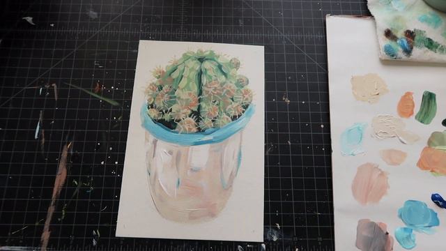 Rainbow Cactus Speedpaint смотреть онлайн