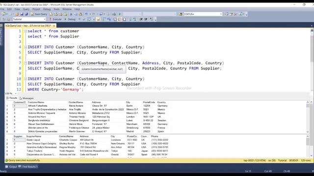 SQL Insert into Select Statement | Insert Into With Select Statement | insert into select in SQL смотреть онлайн
