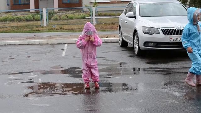 Детский #дождевик или водонепроницаемый комбинезон.Бренд #QIAN смотреть онлайн