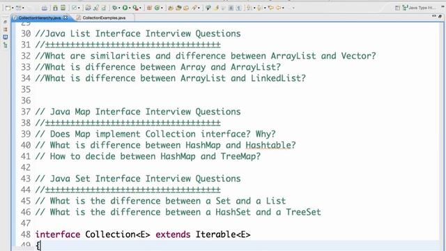 ▶ Java Collection Framework Interview Questions 1 _ Introduction - YouTube [720p] смотреть онлайн