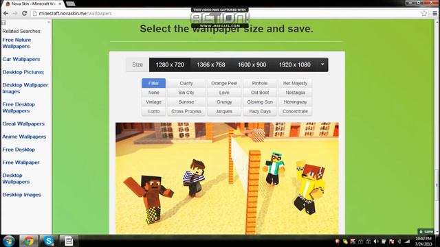 Minecraft Tutorial: HOW TO MAKE A WALLPAPER! смотреть онлайн