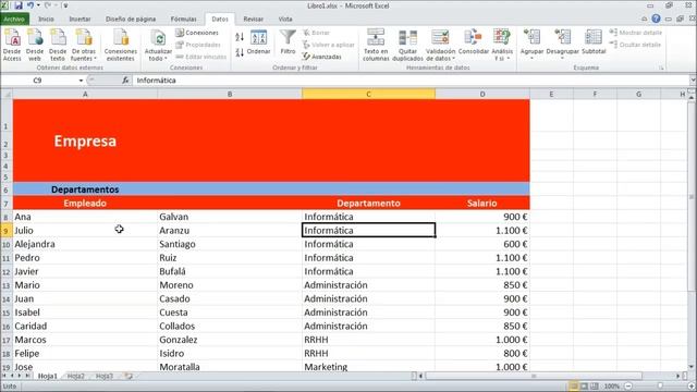 Como inmovilizar celdas y dividir columnas en Excel смотреть онлайн